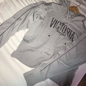 Tan/gray Victoria sport hoodie